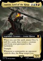mtg lotr commander decks tcgplayer Sauron, Lord of the Rings (showcase)