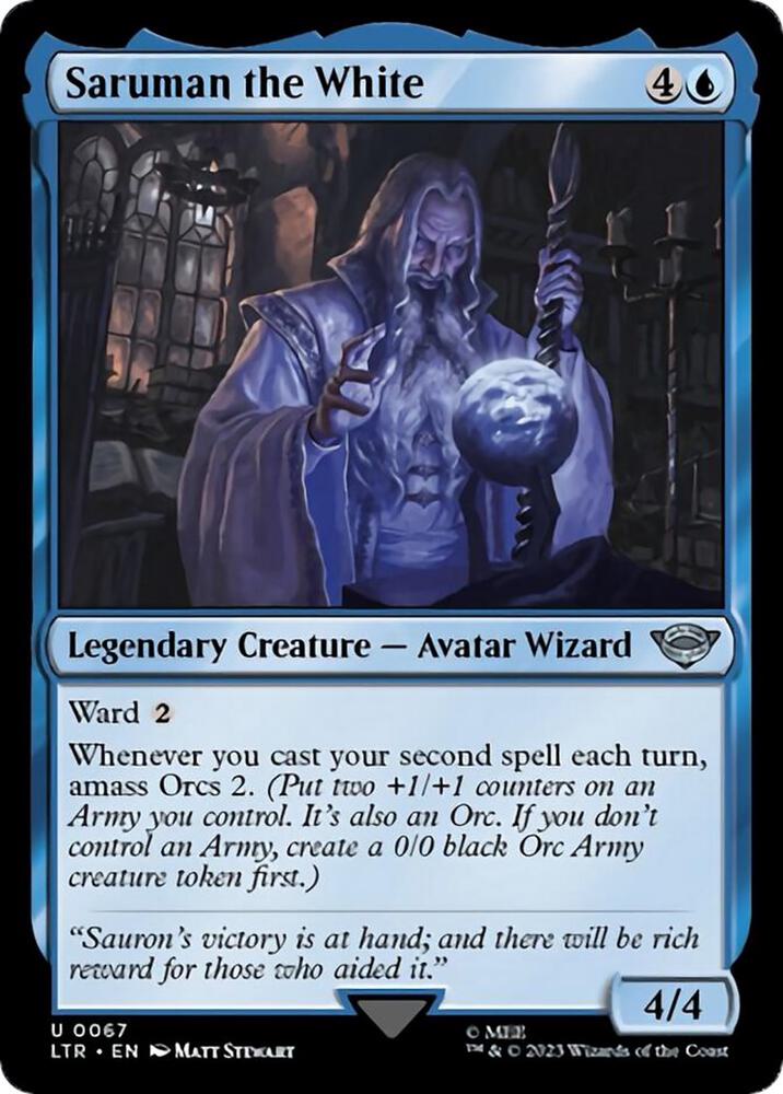 Saruman the White - Universes Beyond: The Lord of the Rings: Tales of  Middle-earth - Magic: The Gathering - TCGplayer.com