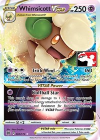 Whimsicott VSTAR #065/172 from Prize Pack Series Cards Pokemon card image