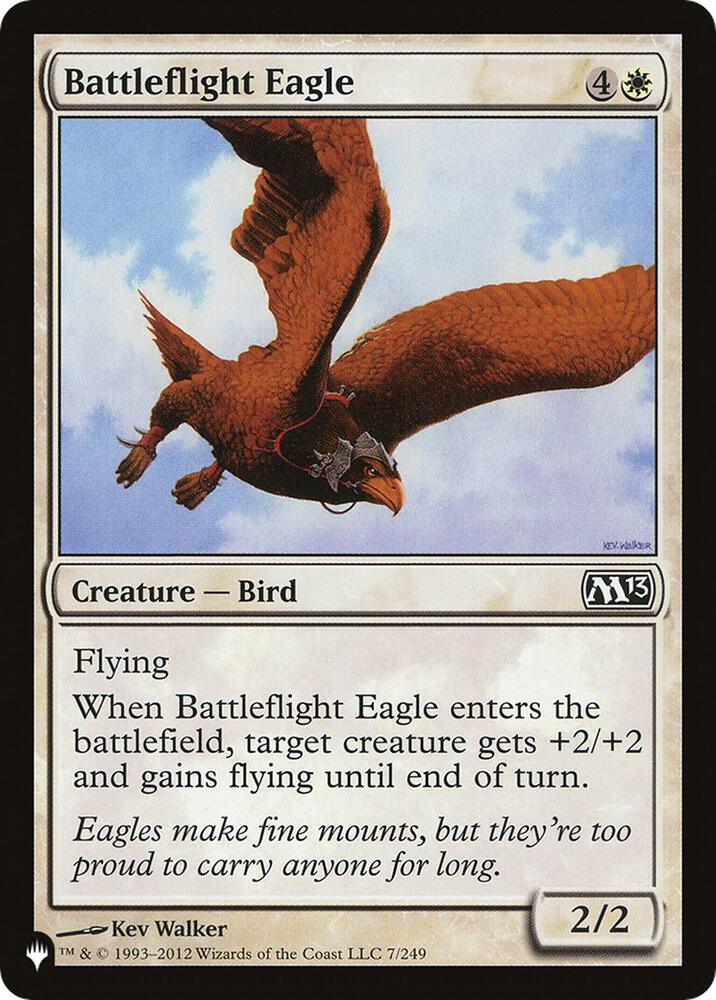 Battleflight Eagle #M13-7 — The List