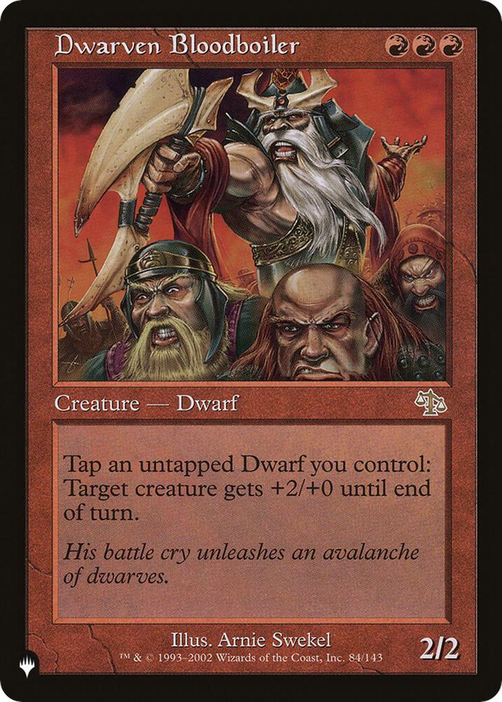 Dwarven Bloodboiler #JUD-84 — The List