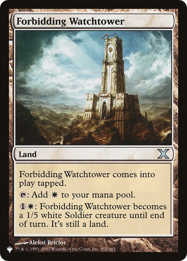 Forbidding Watchtower 352/383 card