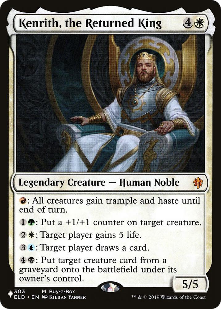 Kenrith, the Returned King 303/269 card