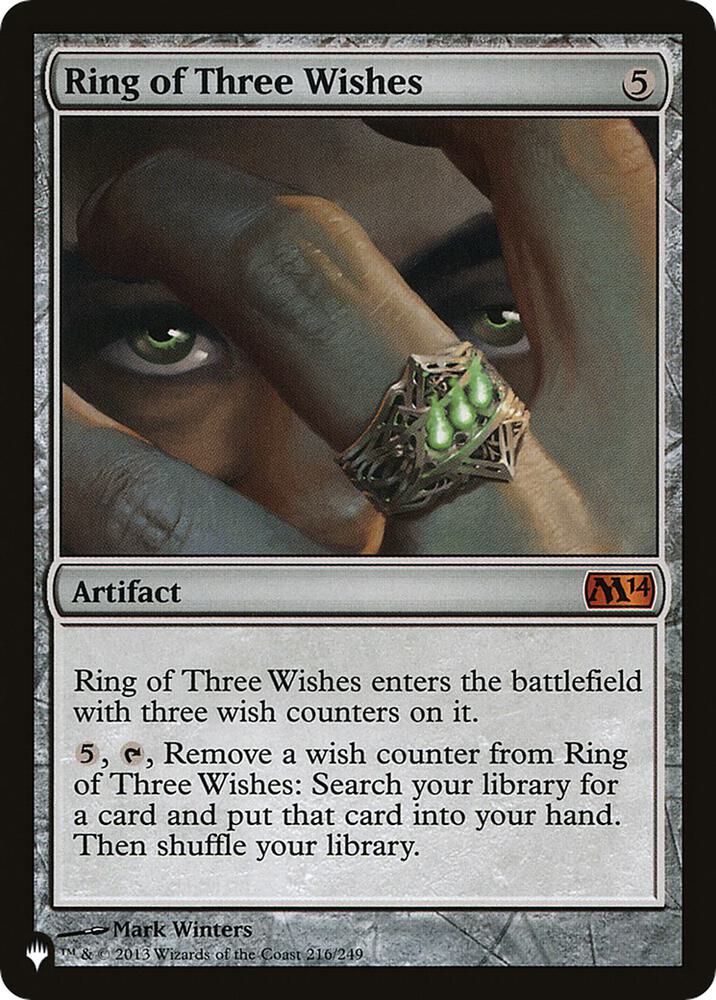 Ring of Three Wishes - The List Reprints - Magic: The Gathering
