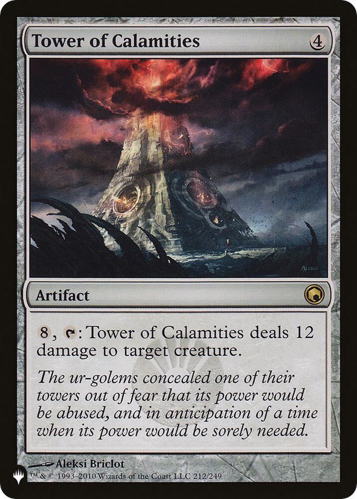 Tower of Calamities #SOM-212 — The List