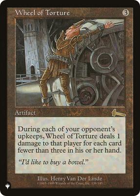 Wheel of Torture 138/143 – The List Reprints (Rare)