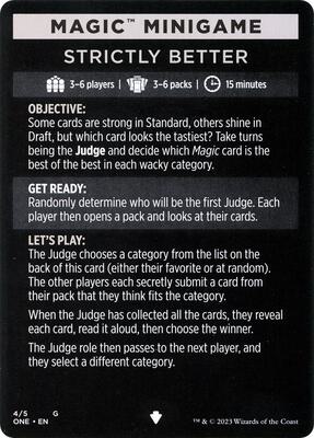 Magic Minigame: Strictly Better
