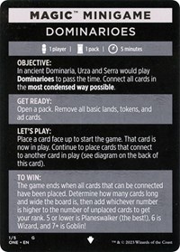 Magic Minigame: Dominarioes