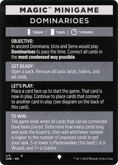 Magic Minigame: Dominarioes
