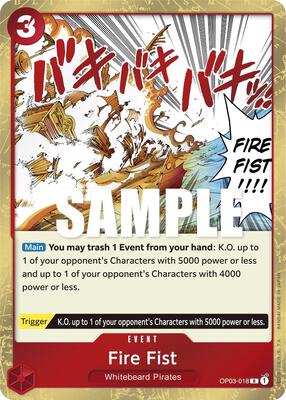 ワンピース カードゲーム Fire One piece card game op03-019 c fiery doll