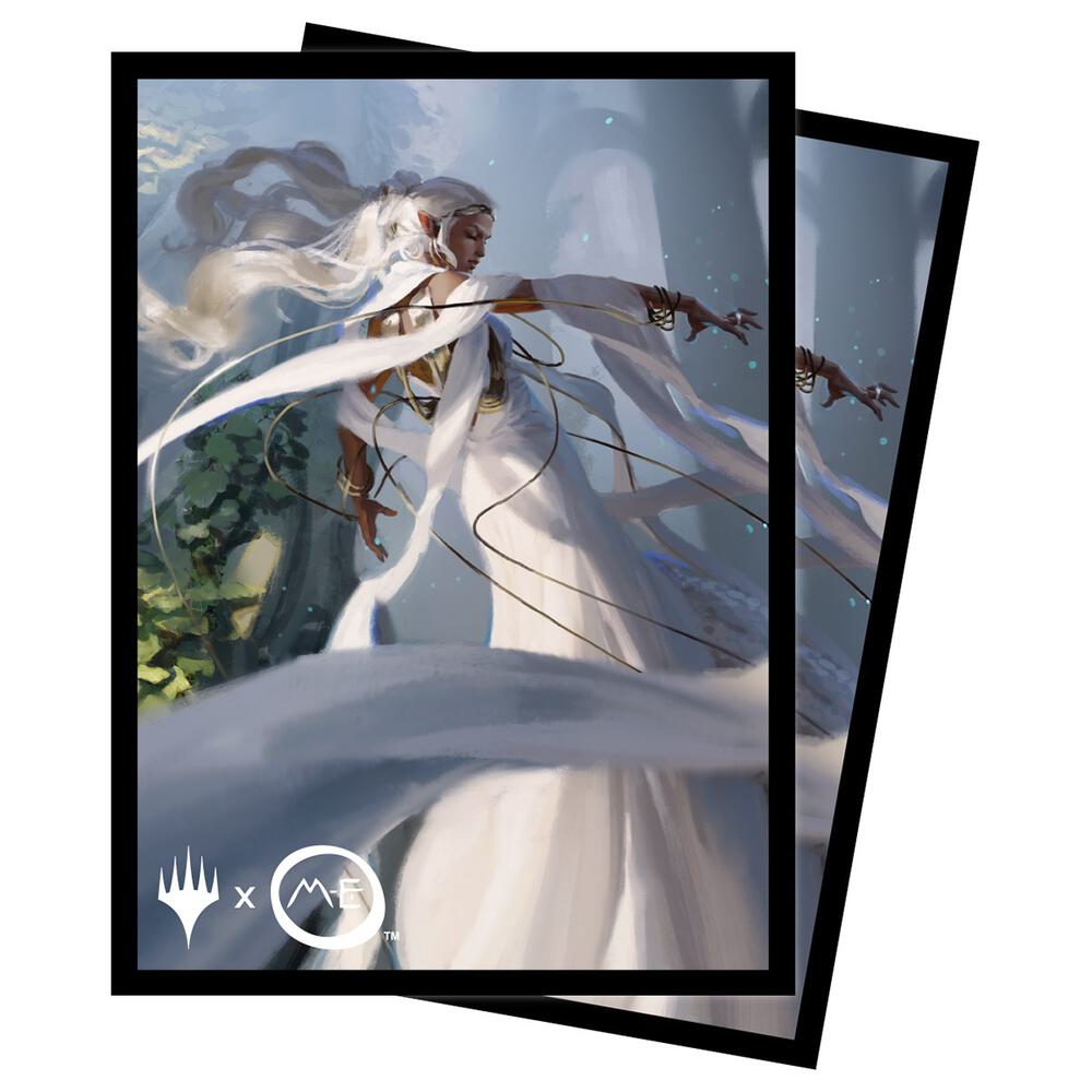 The Lord of the Rings: Tales of Middle-earth Galadriel Standard Deck Protector sleeves for Magic (100-pack) — sealed Ultra PRO product photographed on a white background
