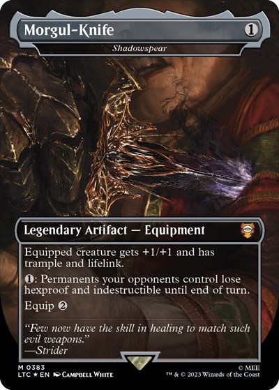 Morgul-Knife - Shadowspear (Borderless) (Surge Foil)