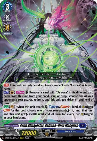 Xeno Almajestar, Astroea=Bico Masques - D-BT10: Dragon Masquerade