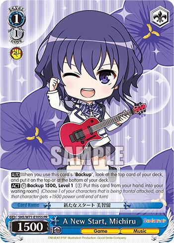 A New Start, Michiru (Foil)