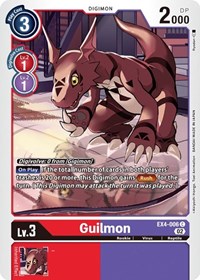 Guilmon (Alternative Being Booster)
