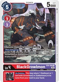 BlackGrowlmon - Alternative Being Booster - Digimon card