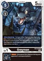 Greymon - EX4-044 - Alternative Being Booster - Digimon Card Game