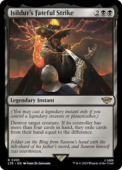 Isildur's Fateful Strike