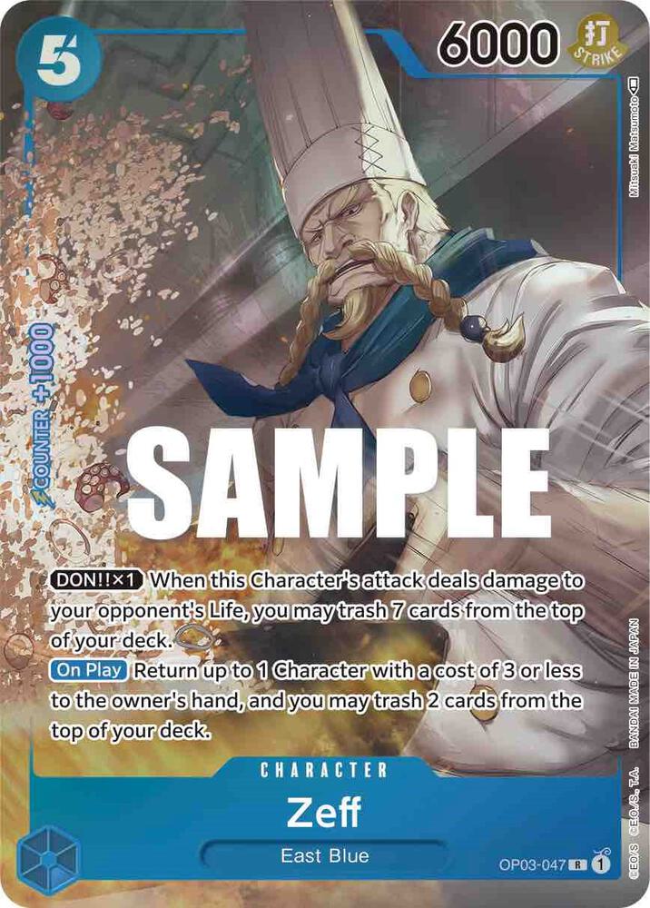 Zeff (Alternate Art) - Pillars of Strength - One Piece Card