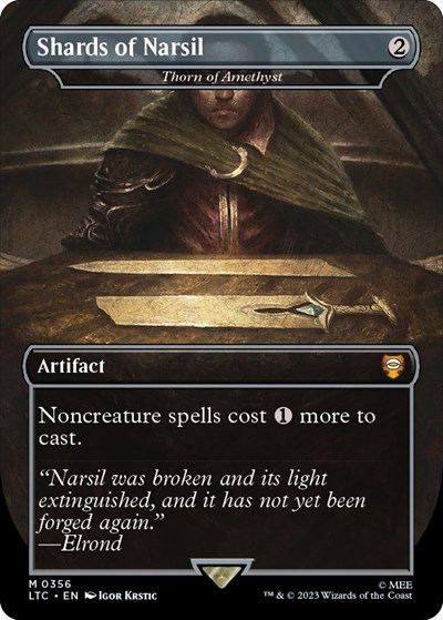 Shards of Narsil - Thorn of Amethyst (Borderless)