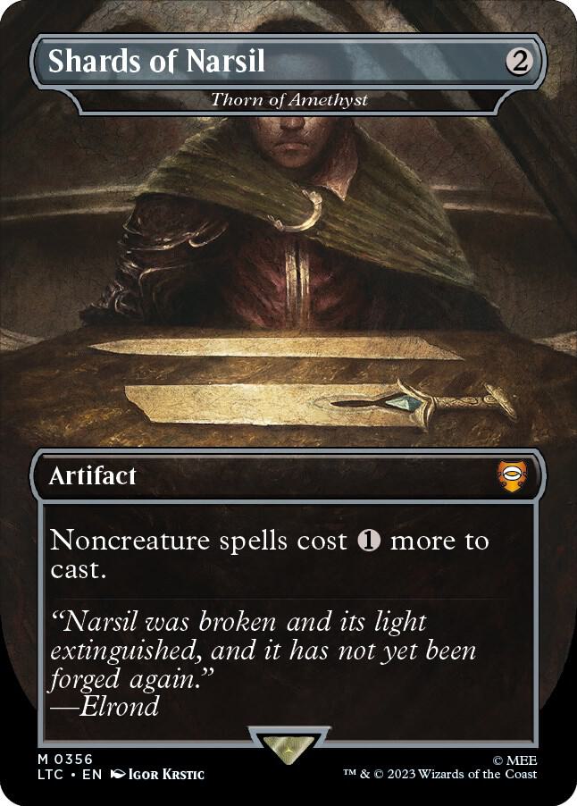 Shards Of Narsil Thorn Of Amethyst Borderless Commander The Lord 
