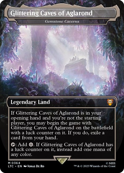 Glittering Caves of Aglarond - Gemstone Caverns (Borderless)