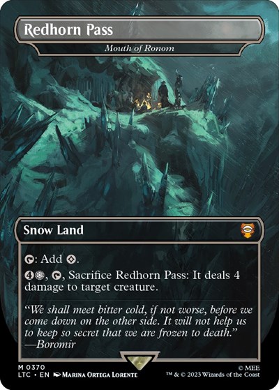 Redhorn Pass - Mouth of Ronom (Borderless)