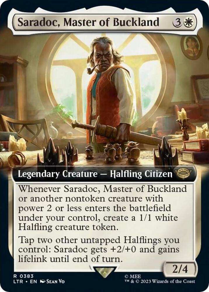 Saradoc, Master of Buckland (Extended Art) - Universes Beyond: The