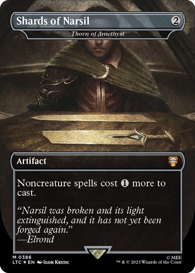 Shards of Narsil - Thorn of Amethyst (Borderless) (Surge Foil)