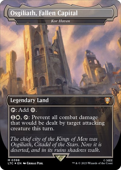 Osgiliath, Fallen Capital - Kor Haven (Borderless) (Surge Foil)