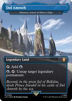 【サージfoil】ドル・アムロス / 水辺の学舎、水面院(英)mtg LTR Dol Amroth - Minamo, School at Water's Edge (Surge Foil