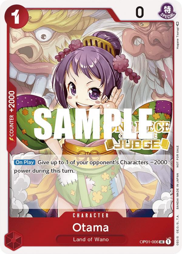 Otama (Judge) - One Piece Promotion Cards - One Piece Card Game