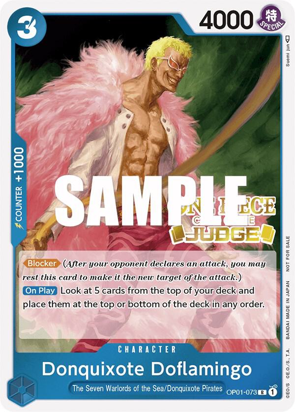 ニコ・ロビン　ジャッジ　プロモ d Donquixote Doflamingo (Judge) - One Piece Promotion Cards