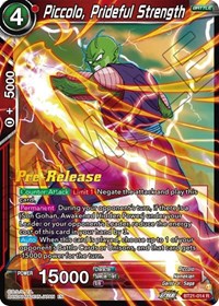 Piccolo, Prideful Strength card art