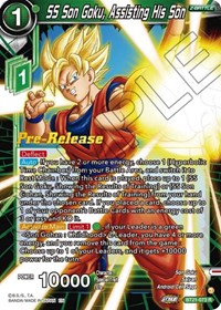 SS Son Goku, Assisting His Son card art