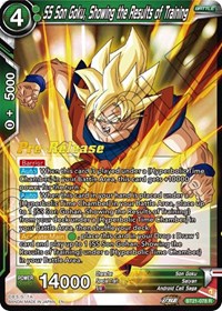 SS Son Goku, Showing the Results of Training card art