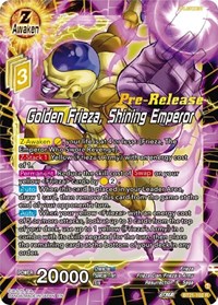 Golden Frieza, Shining Emperor card art