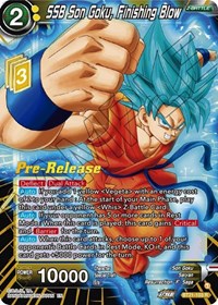 SSB Son Goku, Finishing Blow card art