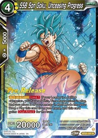 SSB Son Goku, Unceasing Progress card art