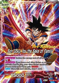 Son Goku // Son Goku, for the Sake of Family card art