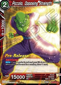 Piccolo, Opposing Strength card art