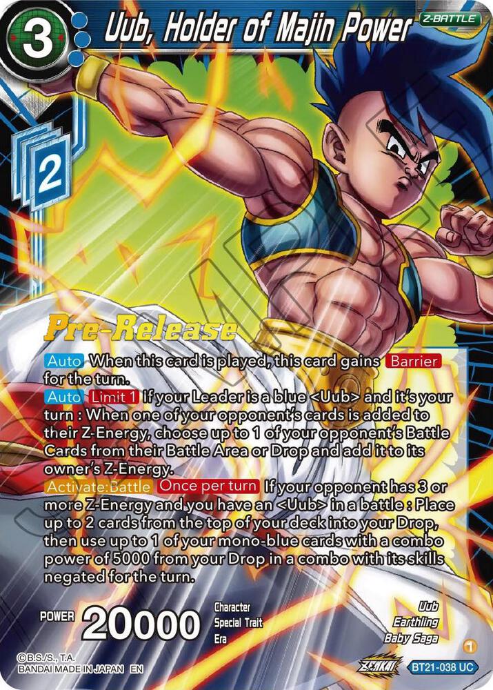 Uub, Holder of Majin Power - Wild Resurgence Pre-Release Cards - Dragon  Ball Super: Masters - TCGplayer.com