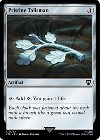 Pristine Talisman (Commander: The Lord of the Rings: Tales of Middle-earth)