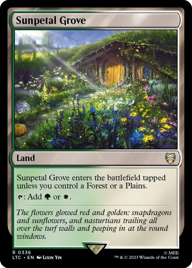 Magic: The Gathering - Sunpetal Grove (Boschetto Di Petali Solari) - Rara Da Magic 2010 (M10)