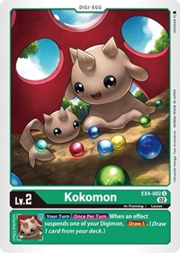 Kokomon - Alternative Being Booster - Digimon card