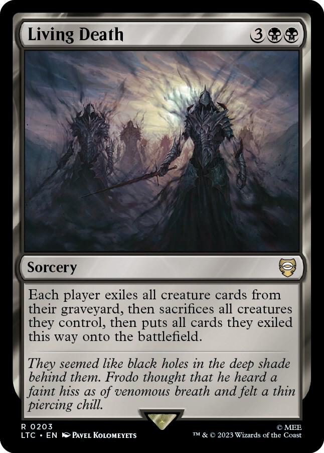 闇の末裔　カード　トレカ　コンプリート Living Death - Commander: The Lord of the Rings: Tales of Middle