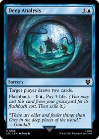 Deep Analysis (Commander: The Lord of the Rings: Tales of Middle-earth)