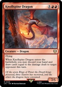Knollspine Dragon (Commander: The Lord of the Rings: Tales of Middle-earth)