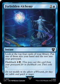 Forbidden Alchemy (Commander: The Lord of the Rings: Tales of Middle-earth)