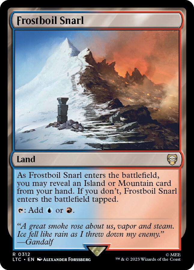 mtg lord of the rings land cards Prairie Stream [The Lord of the Rings: Tales of Middle-Earth Commander